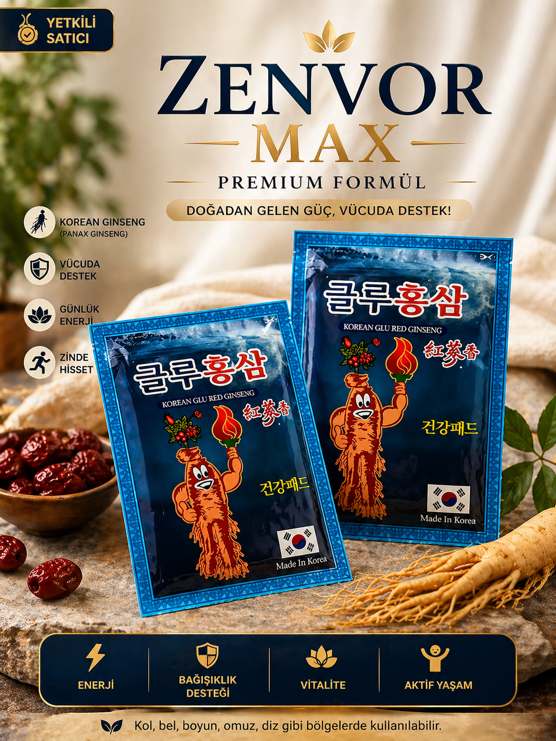 Zenvor Max™ Premium Ağrı Bandı